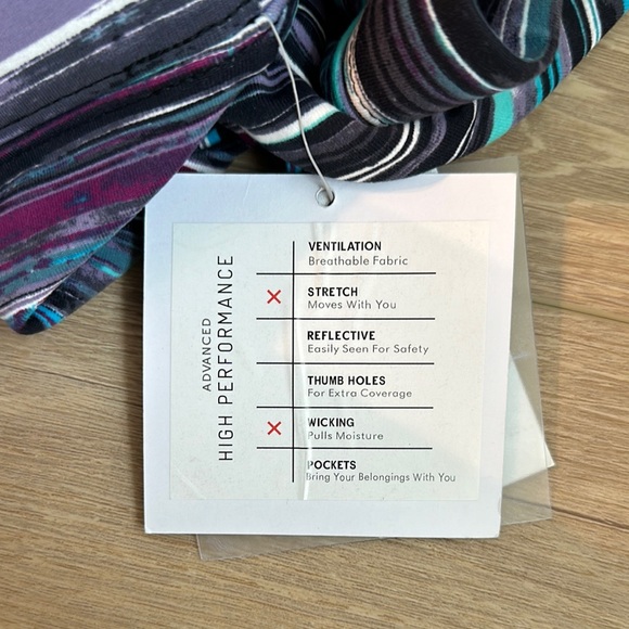 Threads 4 Thought Blue Purple Sleeveless Sports Bra Top - Picture 7 of 7